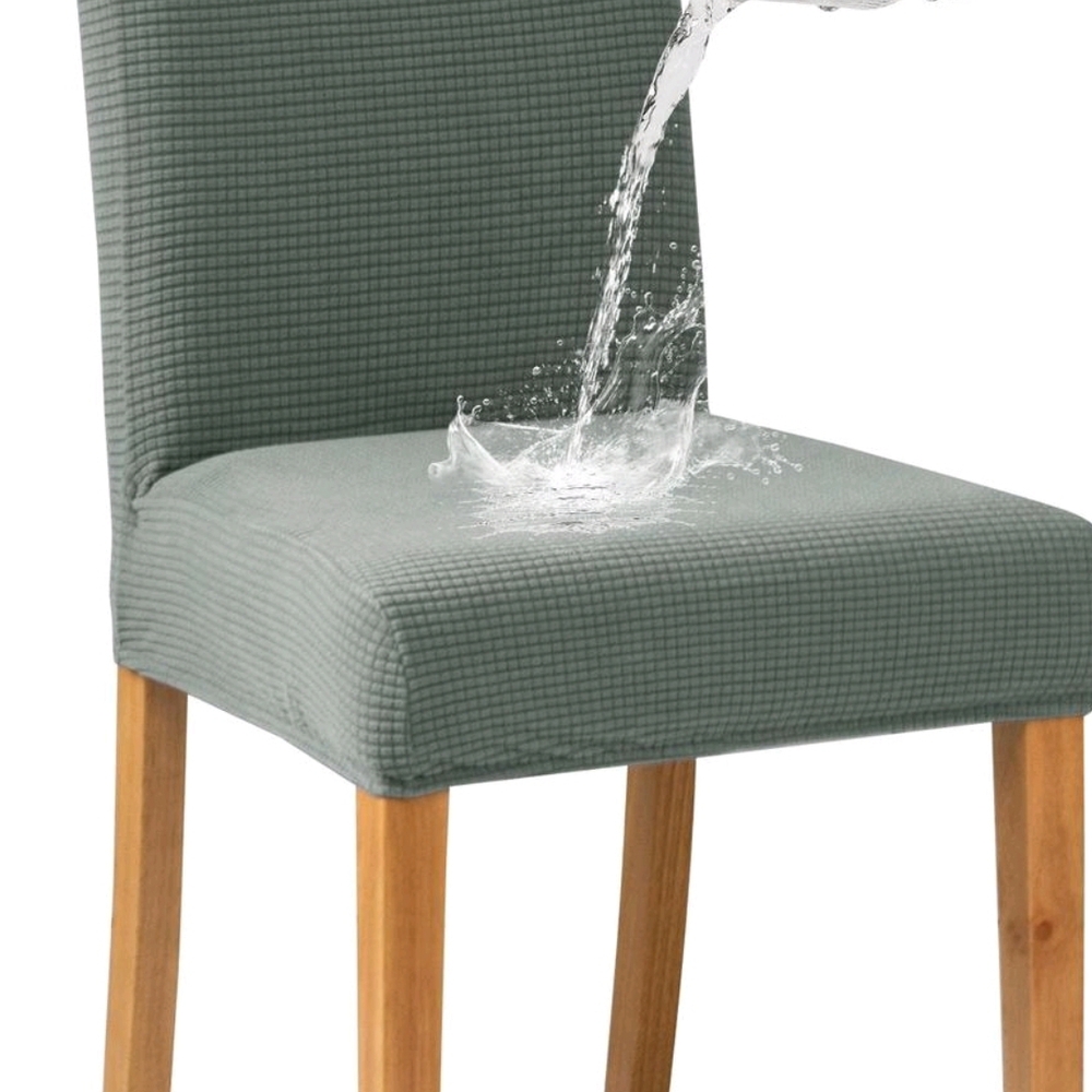 Water-Resistant Gray Chair Cover